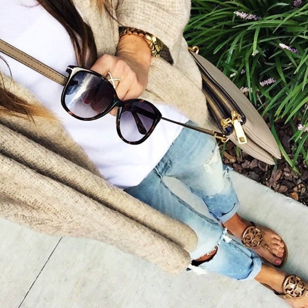 Treasure and bond distressed boyfriend jeans